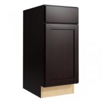 Pallini 15 in. W x 34 in. H Vanity Cabinet Only in Coffee