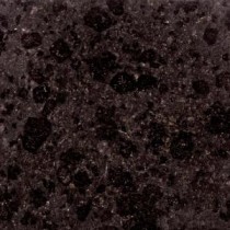 4 in. x 4 in. Black Granite Sample
