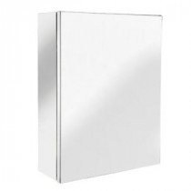 Avon 15.75 in. H x 11.81 in. W x 4.72 in. D Small Single Door Cabinet Surface Mount Only in Stainless Steel