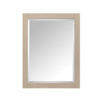 24 in. W x 30 in. H Cabinet Mirror in Taupe Glaze