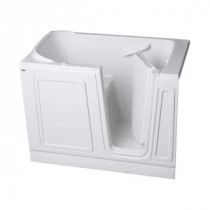 Acrylic Standard Series 51 in. x 26 in. Walk-In Air Bath Tub in White