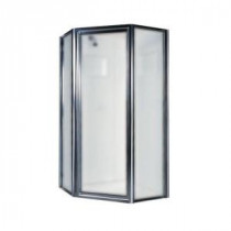 36 in. Neo Angle Shower Door with Obscure Glass