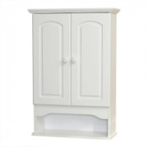 Hartford 21 in. W Wood Wall Cabinet in White