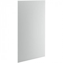 Choreograph 0.3125 in. x 48 in. x 96 in. 1-Piece Shower Wall Panel in Ice Grey for 96 in. Showers