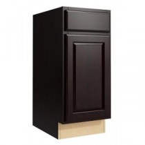 Salvo 15 in. W x 34 in. H Vanity Cabinet Only in Coffee