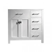 Caroline Parkway 36 in. Vanity Cabinet Only in White