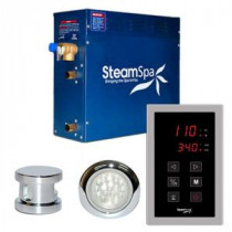 Indulgence 6kW Touch Pad Steam Bath Generator Package in Chrome