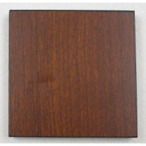 3 in. x 3 in. Rich Mahogany Wood Sample