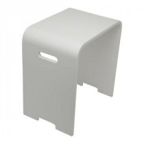 Resin Shower Seat in White