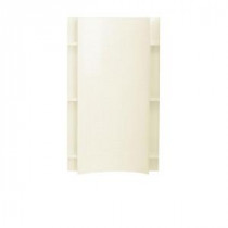 Accord 1-1/4 in. x 42 in. x 77 in. 1-piece Direct-to-Stud Shower Back Wall in Biscuit