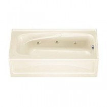 Colony 5.5 ft. x 32 in. Right Drain Whirlpool Tub with Integral Apron in Linen