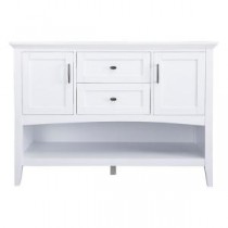 Brattleby 48 in. Vanity Cabinet Only in White