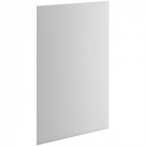 Choreograph 0.3125 in. x 42 in. x 72 in. 1-Piece Bath/Shower Wall Panel in Ice Grey for 72 in. Bath/Showers