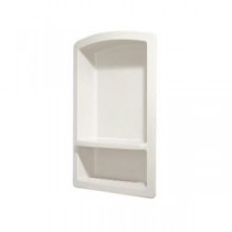 Recessed Solid Surface Soap Dish in Bisque