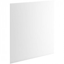 Choreograph 0.3125 in. x 60 in. x 72 in. 1-Piece Bath/Shower Wall Panel in White for 72 in. Bath/Showers