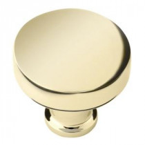 Lyndall Knob for Pivoting Shower Door in Polished Brass