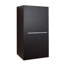 Carvell 15-4/6 in. W x 11-6/8 in. D x 31-1/2 in. H Bathroom Wall Cabinet in Espresso