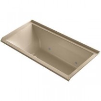 Underscore 5 ft. Air Bath Tub with Bask in Mexican Sand