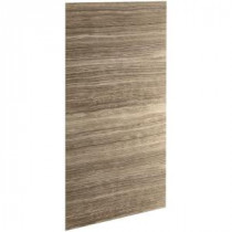 Choreograph 0.3125 in. x 48 in. x 96 in. 1-Piece Shower Wall Panel in VeinCut Sandbar for 96 in. Showers