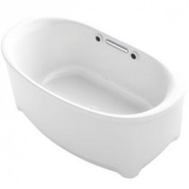 Underscore 5 ft. Air Bath Tub in White