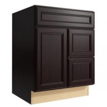 Boden 24 in. W x 31 in. H Vanity Cabinet Only in Coffee