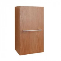 Carvell 15-4/6 in. W x 11-6/8 in. D x 31-1/2 in. H Bathroom Wall Cabinet in Chestnut
