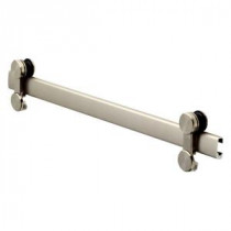 60 in. Contemporary Sliding Tub Door Track Assembly Kit in Nickel (Step 2)