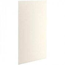 Choreograph 0.3125 in. x 48 in. x 96 in. 1-Piece Shower Wall Panel in Biscuit for 96 in. Showers