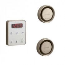 Fast Response Wall-Mount Steam Bath Generator Control Kit in Vibrant Brushed Bronze
