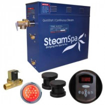 Indulgence 12kW QuickStart Steam Bath Generator Package with Built-In Auto Drain in Oil Rubbed Bronze